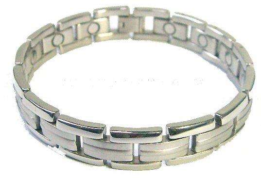 Mens  bracelet .magnetic, negative ion ,medical bracelet.stainless steel