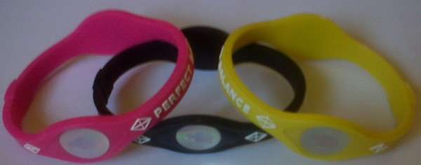 PERFECT BALANCE BAND  20cm; black, pink,yel18cm yel,with power holograms FREE econo post 3+PCS,
