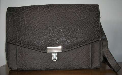 GENUINE ELEPHANT HIDE  VINTAGE LARGE HANDBAG