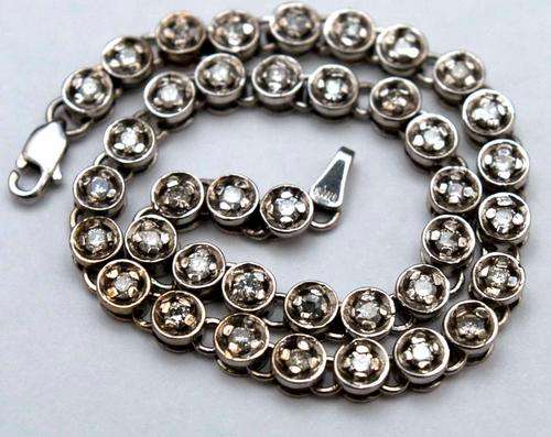 Diamond & 9ct Gold Tennis bracelet - R25 500 value! Relisted!