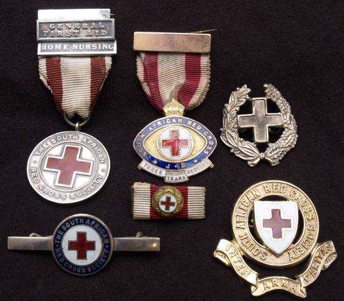 SA Red Cross Medals & Badges
