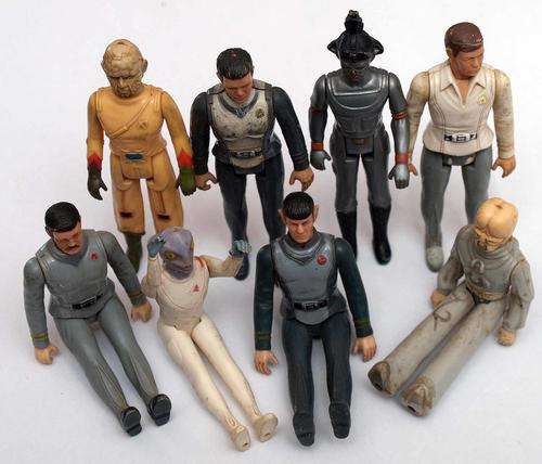 Collection of Vintage Star Trek Action Figurines