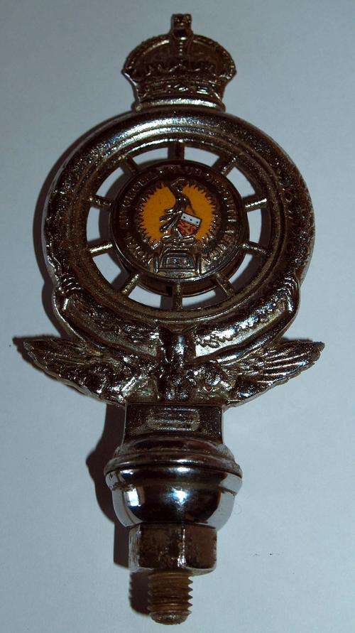 Royal Automobile Club of SA chrome bumper badge