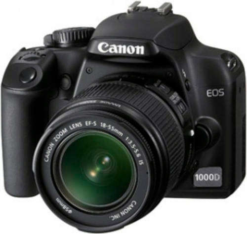 Canon 1000D + 18-55mm lens