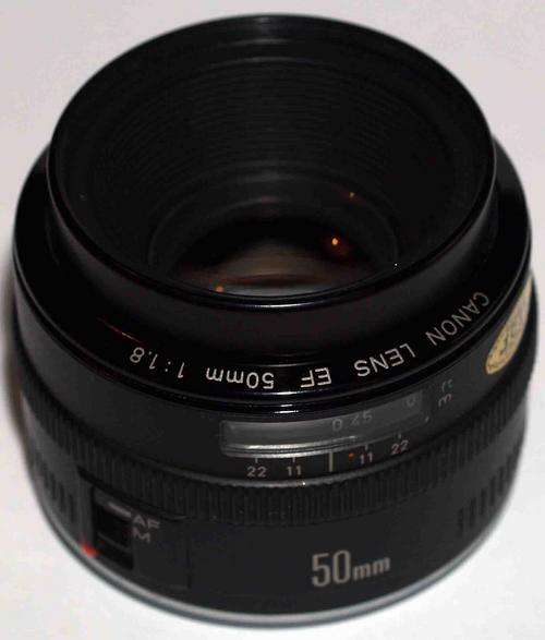 Canon 50mm 1.8 prime lens