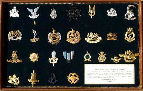 Original Reutler Rhodesian Badges