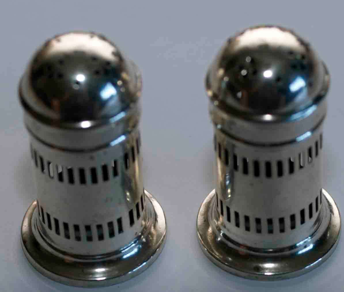 Pair of hallmarked silver salts