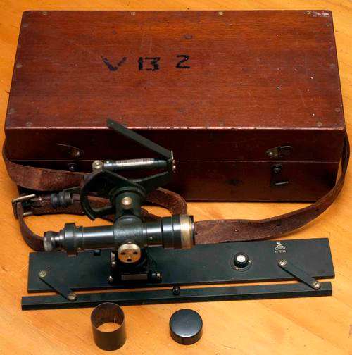 Vintage Theodolite & Box from 1946