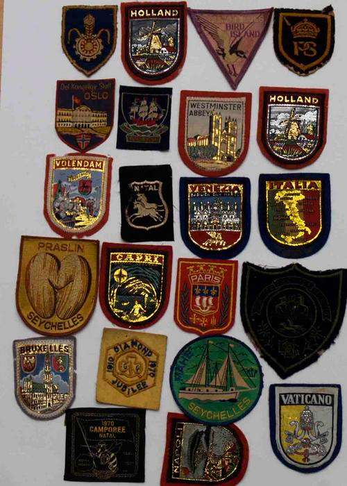 A collection 1960/70s Tourist Badges