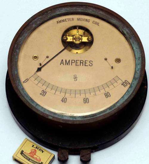 A HUGE Brass Amp Meter from a Ship