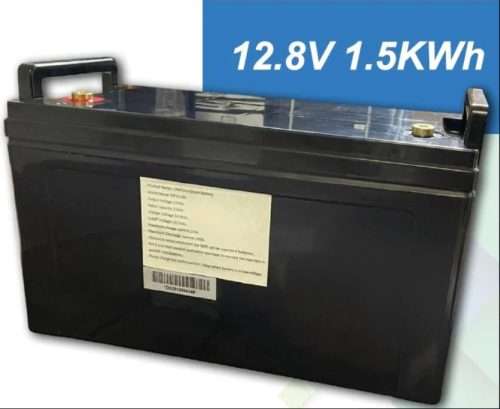 Lithium Batteries - Halo S120 LiFePO4 Battery 12.8V 120Ah 1.5kWh - Second life