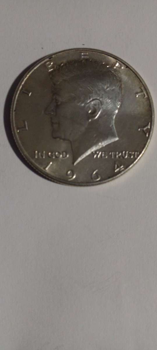 1964 USA KENNEDY SILVER HALF DOLLAR. GREAT CONDITION.