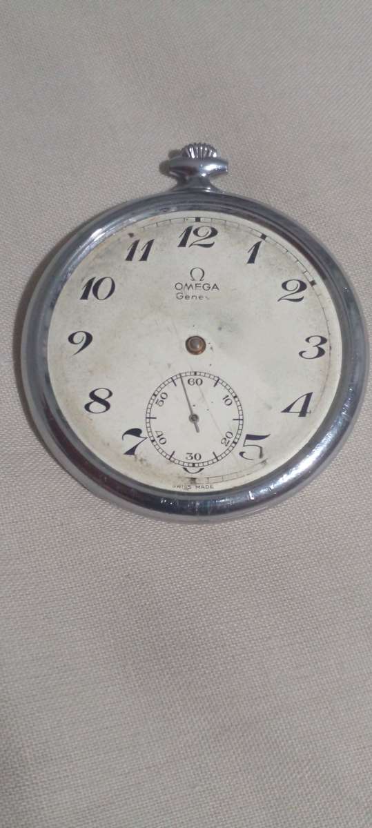 OMEGA GENEVA POCKET WATCH FOR  SPARES AND REPAIRS.
