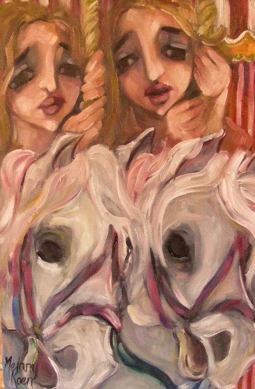 On the Carousel! 400x600x44 mm Melany Koen