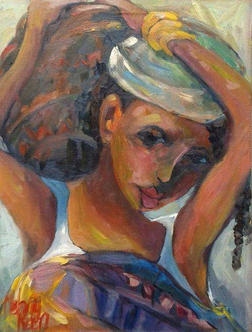 Back from the Well! 320x420 mm Melany Koen