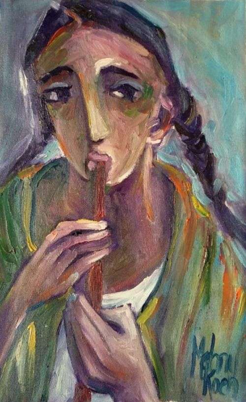 Fluit Player! 225x400 mm Melany Koen