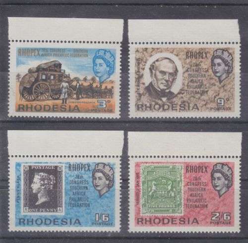 1966 ++ "RHOPEX" ++ MARG SET OF 4  ++ MNH ++ SACC 156-159