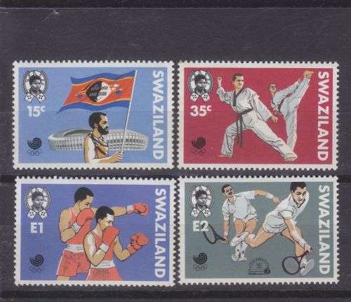 SWAZILAND ++ 1988 ++ "OLYMPIC GAMES - SEOUL" ++ SET 0F 4 ++ MNH ++ C/V R160 ++ SG 545-48