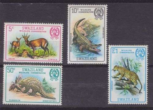 1980 ++ "WILDLIFE CONSERVATION" ++ SET OF 4 ++ MNH ++ SG 364-367