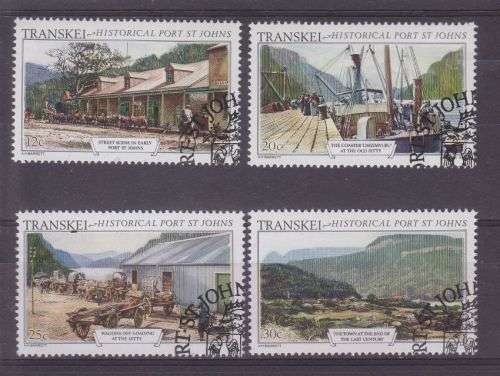 1986 ++ "PORT ST JOHNS" ++ SET OF 4 ++ FU ++ SACC 181-184