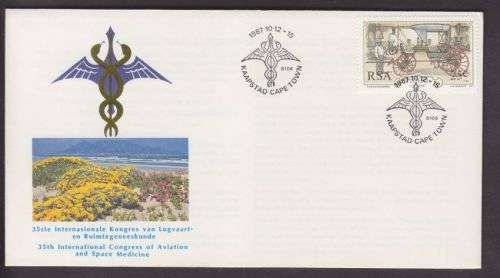 COM COVER ++ 1987 ++ "35th INT. CONGRESS OF AVIATION & SPACE MEDICINE" ++ SEE SCAN BELOW