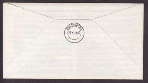 COM COVER ++ 1986 ++ "75th ANNIV OF FIRST SA AERIAL POST" ++ SEE SCANS BELOW