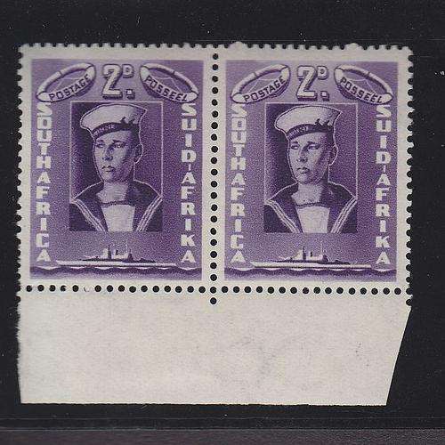 1941-42 ++ 2d VIOLET (SAILOR) ++ MARG PAIR MNH ++ SACC 93