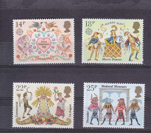 1981 ++ "FOLKLORE" ++ SET OF 4 ++ MNH ++ SG 1143-1146