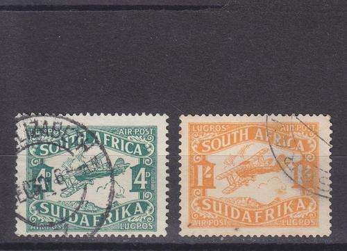 1929 ++ "2nd AIR MAIL ISSUE" ++ SET OF 2 ++ FU - SEE BELOW ++ C/V R133 ++ SACC 39-40