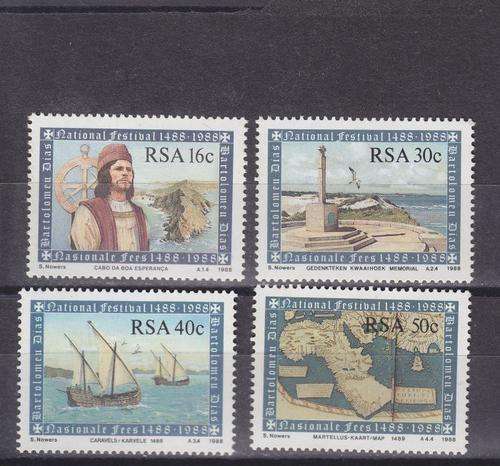 1988 ++ "500th ANNIV OF DISC OF CAPE OF GOOD HOPE" ++ SET OF 4 ++ MNH ++ SACC 643-646