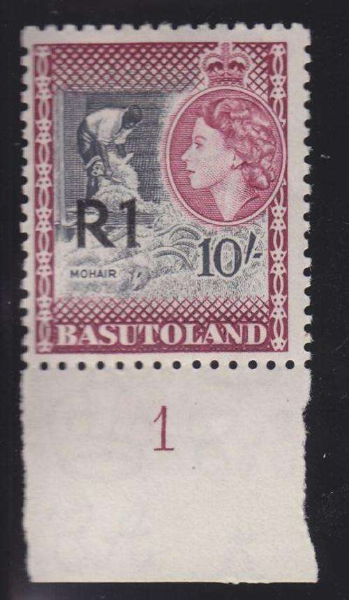 1961 + "SURCHARGE - NEW CURRENCY" + R1 ON 10s (TYPE I) + MARG MHL - SEE BELOW + C/V R650 + SACC 68