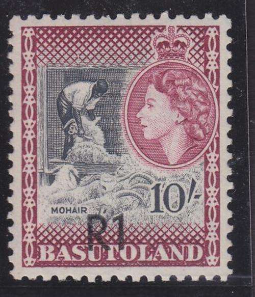1961 ++ "SURCHARGE - NEW CURRENCY" ++ R1 ON 10s (TYPE II) ++ MHL - SEE BELOW ++ C/V R350 ++ SACC 68a