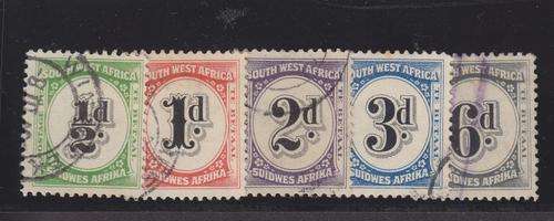 1931 ++ "POSTAGE DUE" ++ SET OF 5 - SEE BELOW ++ FU ++ C/V R535 ++ SACC 46-50