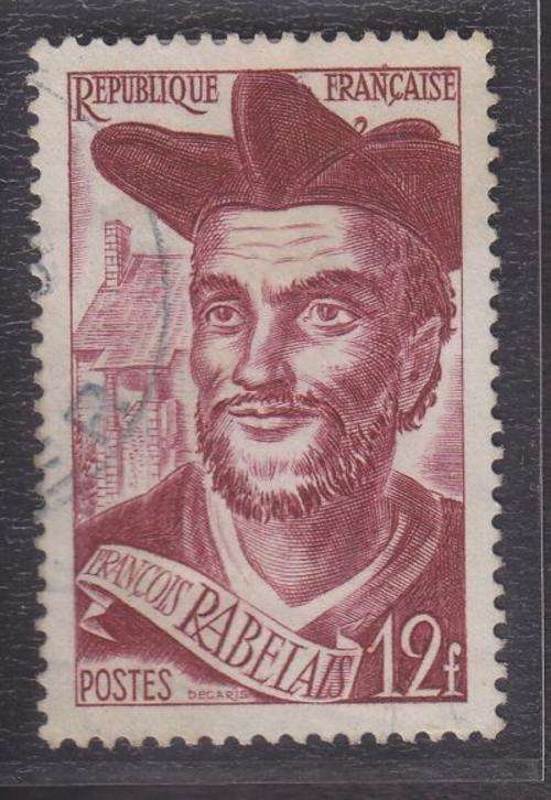 1950 ++ "HONOARING FRANCOIS RABELAIS" ++ 12f LAKE ++ FU ++ SG 1094