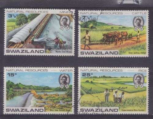 1973 ++ "NATURAL RECOURCES" ++ SET OF 4 ++ FU ++ SG 200-203