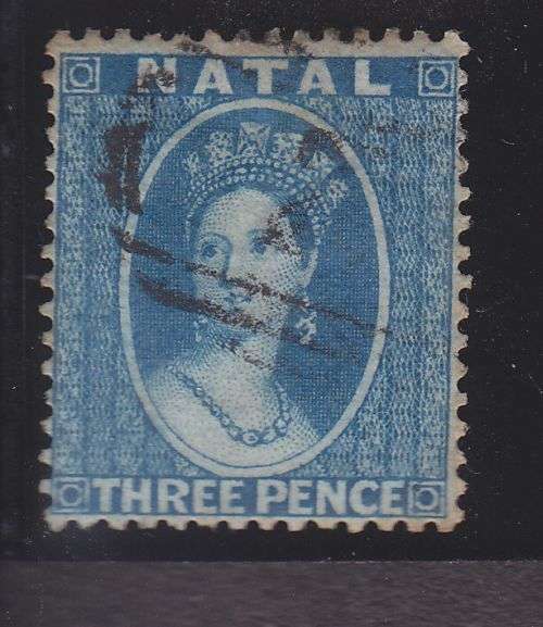1861 ++ QV ++ "CHALON" ++ 3d BLUE ++ FU - SEE SCAN BELOW ++ C/V R550 ++ SG 11