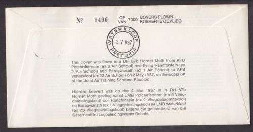 SAAF MUSEUM NO 29a ++ 1987 ++ "JOINT AIR TRAINING SCHEME 1940-1945" ++ SEE SCANS BELOW