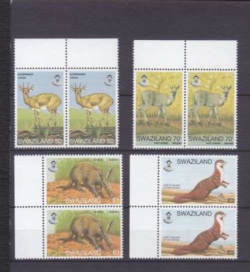 1997 ++ "MAMALS" ++ SET OFF 4 IN PAIRS ++ MNH ++ C/V R65 ++ SG 674-677