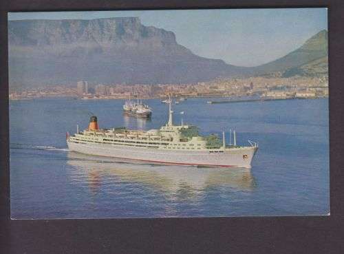 POST CARD (SHIPS) ++ "NORTHERN STAR IN CAPE TOWN" ++ MINT ++ SEE SCAN BELOW