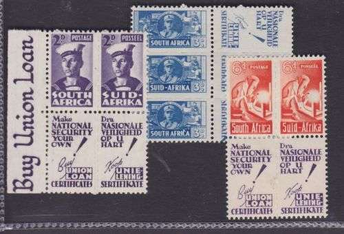 1942 ++ "BANTAMS" ++ SEL OF MARG SLOGANS UNITS" - SEE BELOW ++ MNH ++ SACC 98-101