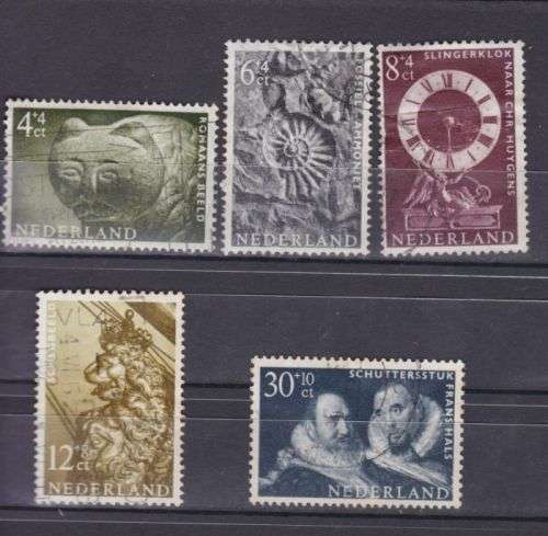 NETHERLANDS ++ 1962 ++ "CULTURAL, HEALTH & SOCIAL WELFARE FUNDS ++ SET ++ FU ++ C/V R112 ++ SG 921-5