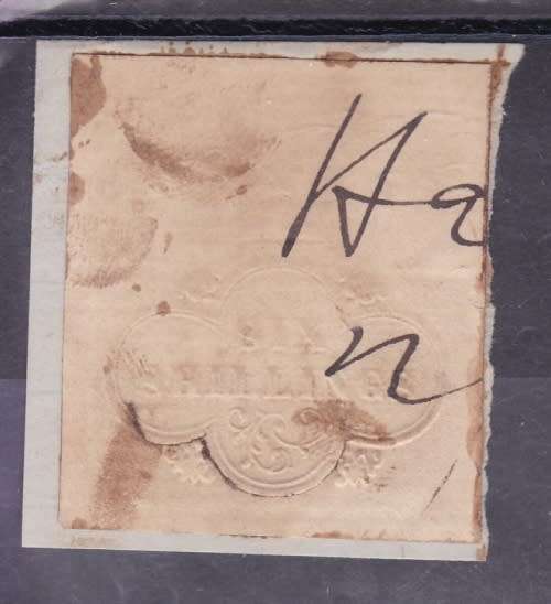 NATAL  REVENUE  1851  EMBOSSED 6s ON WHITE  FU  BT 10  SEE BELOW