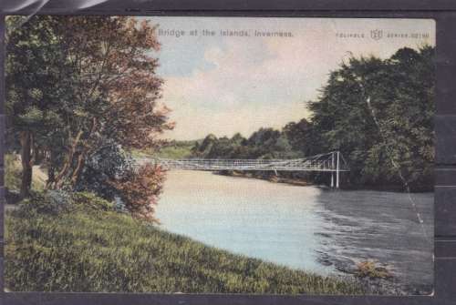 SCOTLAND ++ POST CARD ++ "BRIDGE AT THE ISLANDS - INVERNESS" ++ MINT ++ SEE SCANS BELOW