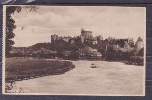 GB ++ POST CARD ++ 1924 ++ "WINDSOR CASTLE"  ++ FU TO SEA POINT" ++ SEE SCAN BELOW