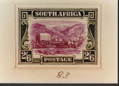 U of SA, PHOTO ESSAY 1974, NO: 83, 2/6 BLACK/VIOLET/GREEN.