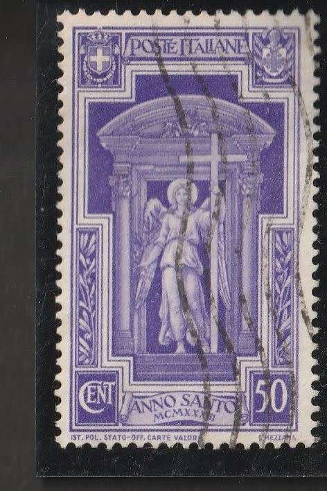ITALY, 1933, `HOLY YEAR`, 50c, VIOLET, USED, SG 386