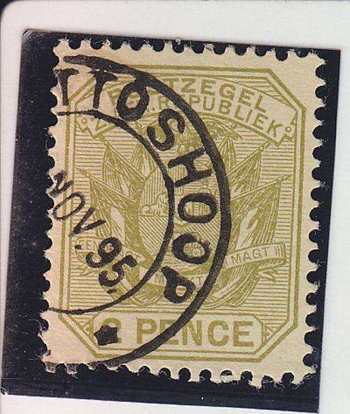 1895 4d OLIVE-BISTRE FU OTTOSHOOP PMK SACC 212