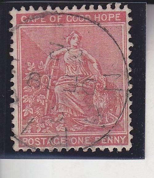 1882-83 ++ 1d ROSE-RED ++ VFU ++ SACC 36