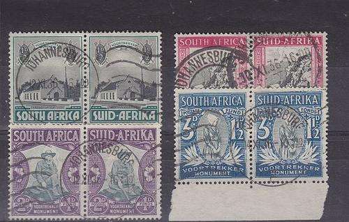 1933-36 ++ "VOORTREKKER MEM FUND" ++ SET OF 4 ++ FU ++ SACC 51-54