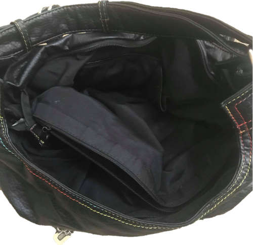 Large PU leather handbag